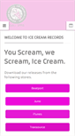 Mobile Screenshot of icecreamrecords.co.uk
